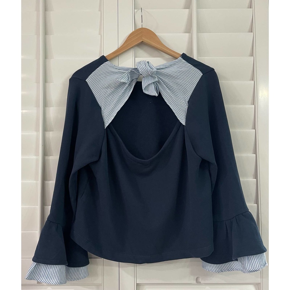 SOLD—Maeve Sweater Blouse - Picture 3 of 4